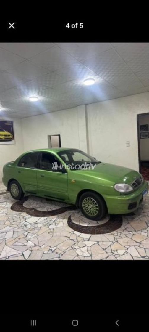دايو لانوس 2 2004 أخضر يدوي مستعملة للبيع في طنطا - 2
