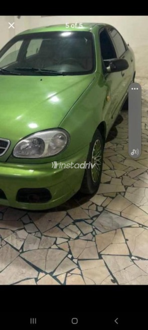 دايو لانوس 2 2004 أخضر يدوي مستعملة للبيع في طنطا - 3