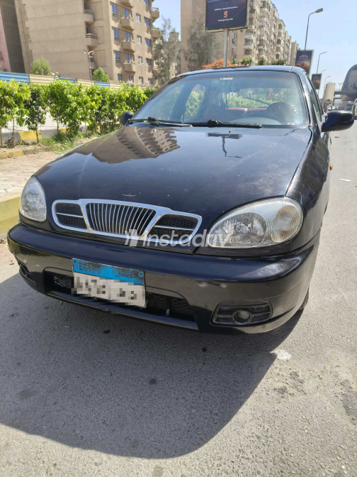 Daewoo Lanos 2 2005 Black Manual Used for Sale in Heliopolis - 8