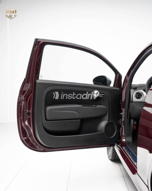 Fiat 500 2021 Burgundy Automatic Used for Sale in Cairo - 8