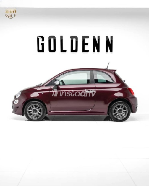 Fiat 500 2021 Burgundy Automatic Used for Sale in Cairo - 10