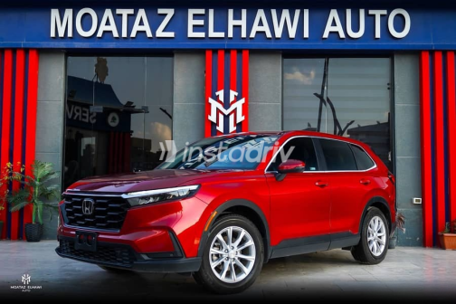 Honda CRV 2024 Burgundy Automatic Used for Sale in Cairo - 1