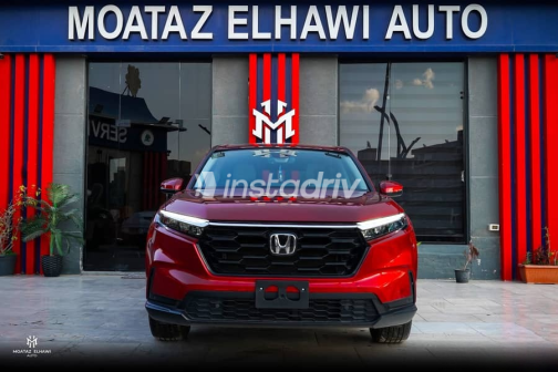 Honda CRV 2024 Burgundy Automatic Used for Sale in Cairo - 3