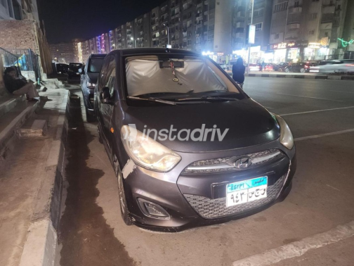 Hyundai I10 2012 Dark Gray Automatic Used for Sale in Mokattam - 1