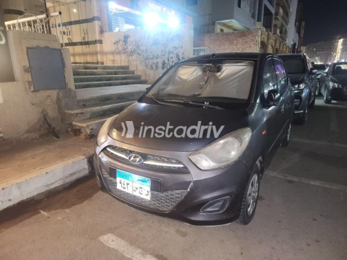 Hyundai I10 2012 Dark Gray Automatic Used for Sale in Mokattam - 9