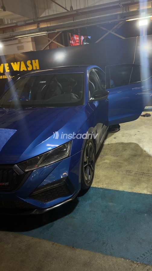 Skoda Octavia A8 2021 Blue Automatic Used for Sale in Cairo - 2