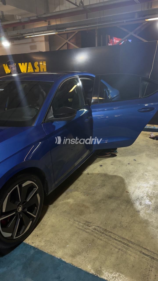 Skoda Octavia A8 2021 Blue Automatic Used for Sale in Cairo - 4