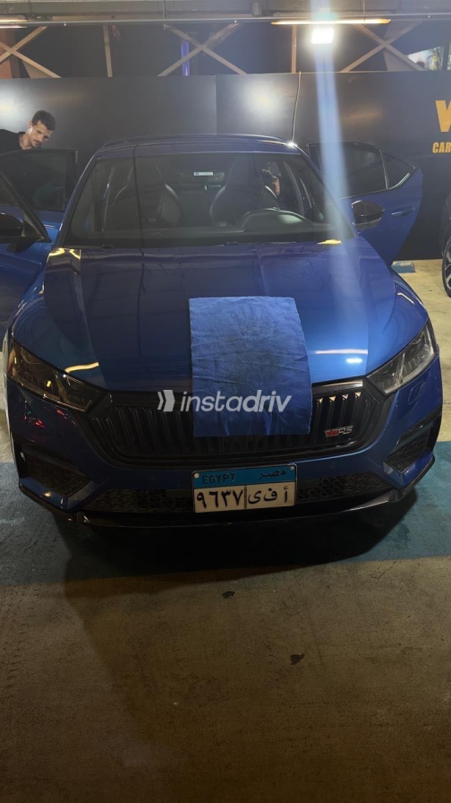 Skoda Octavia A8 2021 Blue Automatic Used for Sale in Cairo - 6