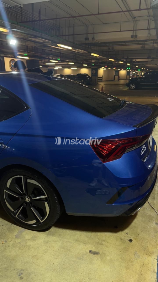 Skoda Octavia A8 2021 Blue Automatic Used for Sale in Cairo - 8