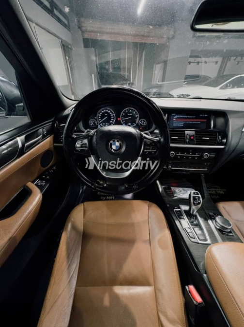BMW X3 2017 Dark Blue Automatic Used for Sale in Cairo - 3
