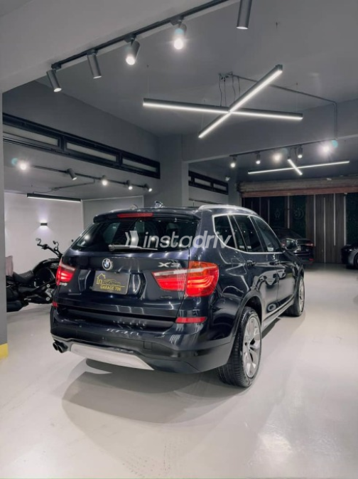 BMW X3 2017 Dark Blue Automatic Used for Sale in Cairo - 9