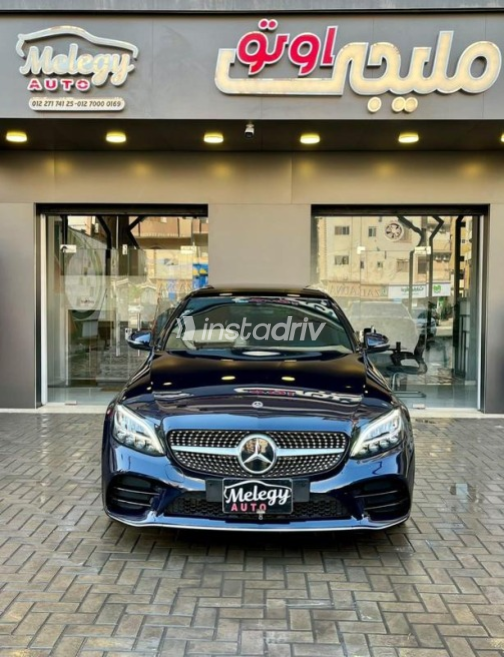 Mercedes C 180 2019 Black Automatic Used for Sale in Ismailia - 1
