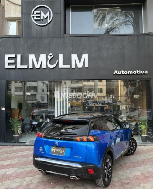 Peugeot 2008 2021 Dark Blue Automatic Used for Sale in Cairo - 4