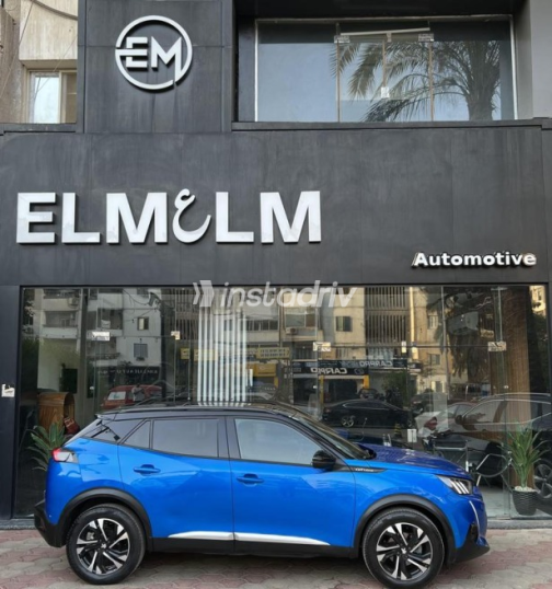 Peugeot 2008 2021 Dark Blue Automatic Used for Sale in Cairo - 9