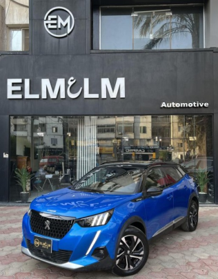 Peugeot 2008 2021 Dark Blue Automatic Used for Sale in Cairo