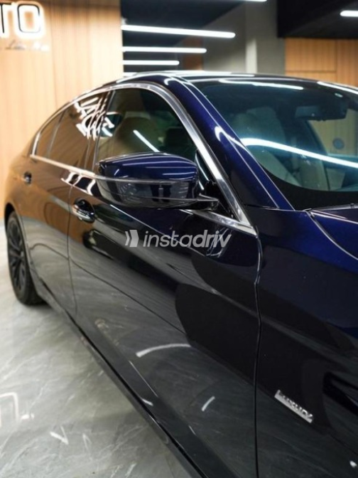 BMW 520 2018 Dark Blue Automatic Used for Sale in Cairo - 3