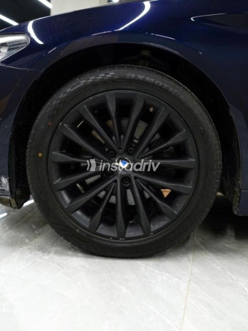 BMW 520 2018 Dark Blue Automatic Used for Sale in Cairo - 8