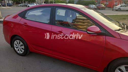 Hyundai Accent RB 2017 Dark Red Automatic Used for Sale in Heliopolis - 3