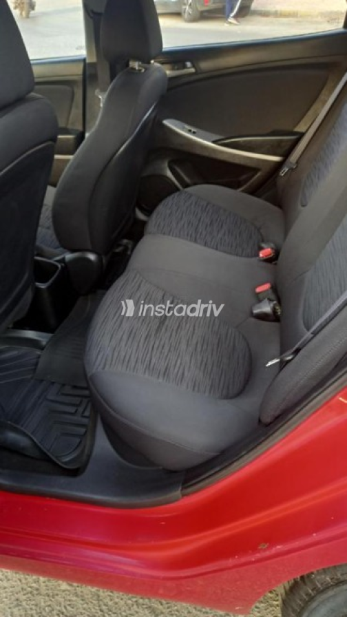 Hyundai Accent RB 2017 Dark Red Automatic Used for Sale in Heliopolis - 6