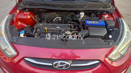 Hyundai Accent RB 2017 Dark Red Automatic Used for Sale in Heliopolis - 8
