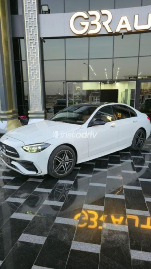 Mercedes C 200 2023 White Automatic Used for Sale in Cairo - 2