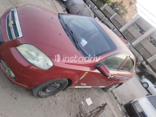 Chevrolet Aveo 2013 Dark Red Manual Used for Sale in Cairo - 2