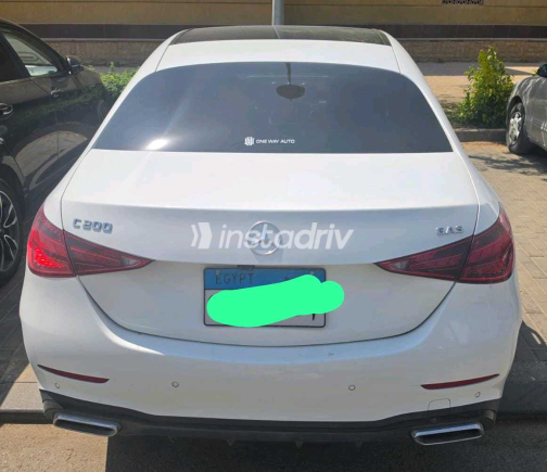 Mercedes C 200 2022 White Automatic Used for Sale in Giza - 1