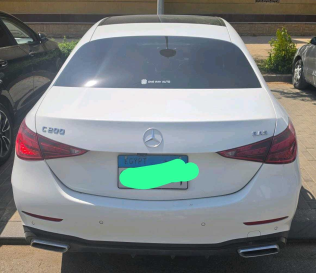 Mercedes C 200 2022 White Automatic Used for Sale in Giza