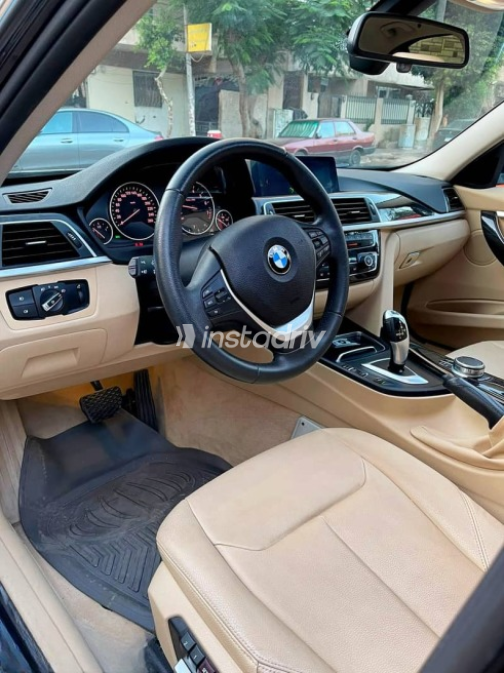 بي ام دبليو 320 2017 أسود أوتوماتيك مستعملة للبيع في القاهرة - 5