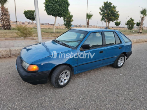 Hyundai Excel 1996 Blue Manual Used for Sale in Hadayek October - 5