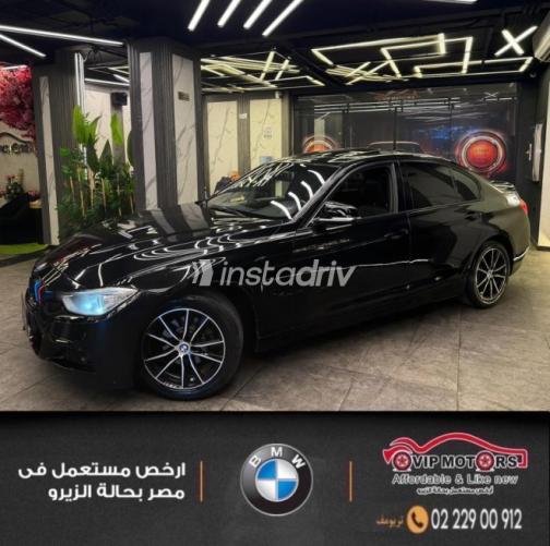 BMW 320 2013 Black Automatic Used for Sale in Cairo - 2