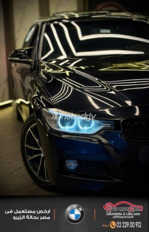 BMW 320 2013 Black Automatic Used for Sale in Cairo - 4