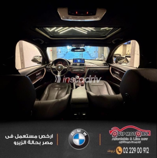 BMW 320 2013 Black Automatic Used for Sale in Cairo - 7