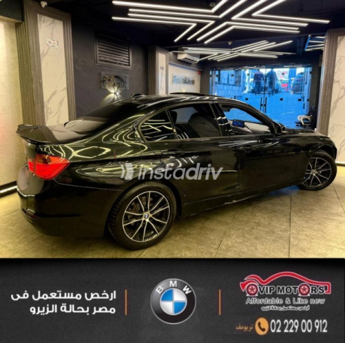 BMW 320 2013 Black Automatic Used for Sale in Cairo - 9