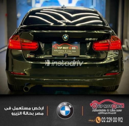 BMW 320 2013 Black Automatic Used for Sale in Cairo - 10