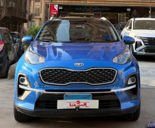 Kia Sportage 2021 Dark Blue Automatic Used for Sale in Nasr city