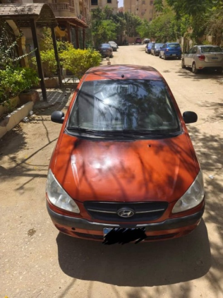 Hyundai Getz 2009 Red Manual Used for Sale in Giza