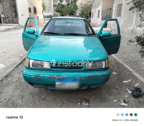 Hyundai Excel 1996 Dark Blue Manual Used for Sale in Cairo - 1