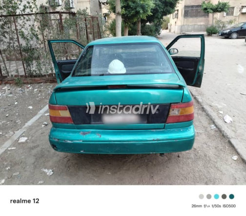 Hyundai Excel 1996 Dark Blue Manual Used for Sale in Cairo - 2