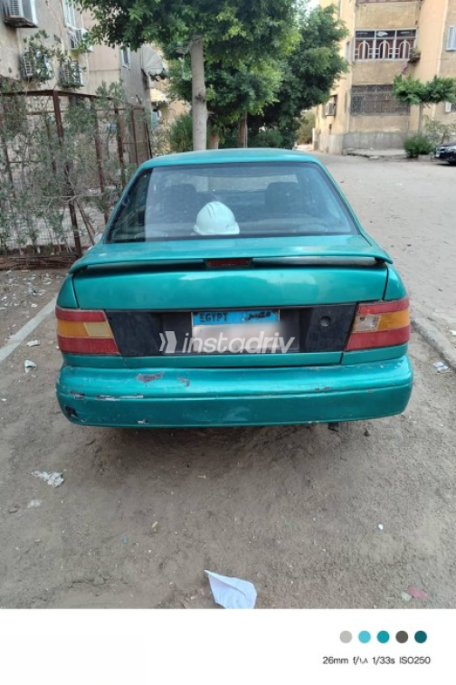 Hyundai Excel 1996 Dark Blue Manual Used for Sale in Cairo - 4