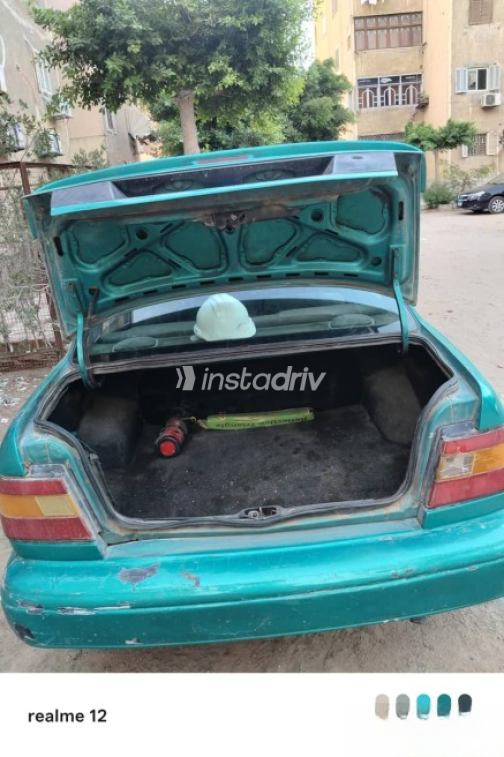 Hyundai Excel 1996 Dark Blue Manual Used for Sale in Cairo - 6