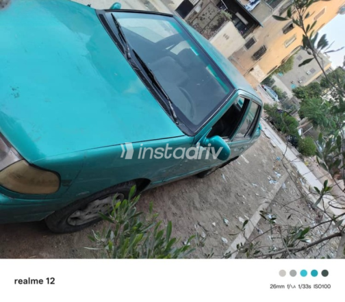 Hyundai Excel 1996 Dark Blue Manual Used for Sale in Cairo - 8