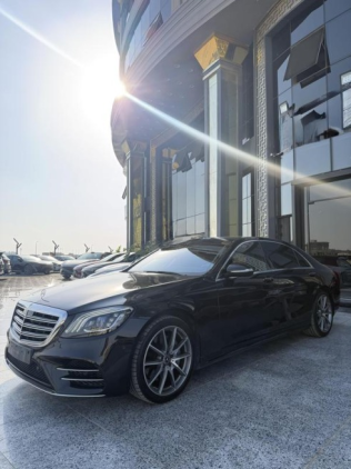مرسيدس S 450 2020 أسود أوتوماتيك مستعملة للبيع في القاهرة