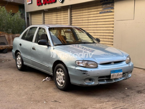 Hyundai Accent 2000 Cyan Automatic Used for Sale in El Minya - 2
