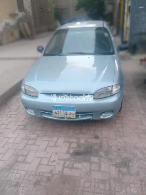 Hyundai Accent 2000 Cyan Automatic Used for Sale in El Minya - 3