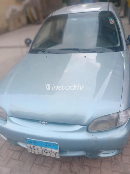 Hyundai Accent 2000 Cyan Automatic Used for Sale in El Minya - 7
