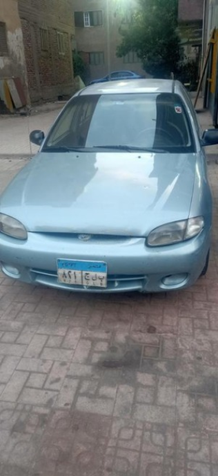 Hyundai Accent 2000 Cyan Automatic Used for Sale in El Minya