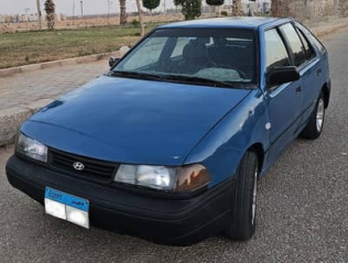 Hyundai Excel 1996 Dark Blue Manual Used for Sale in Hadayek October