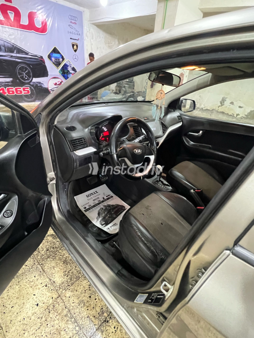 Kia Picanto 2015 Gray Automatic Used for Sale in Giza - 8