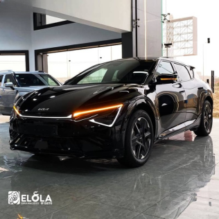 كيا EV6 2026 أسود أوتوماتيك جديدة للبيع في الجيزة
